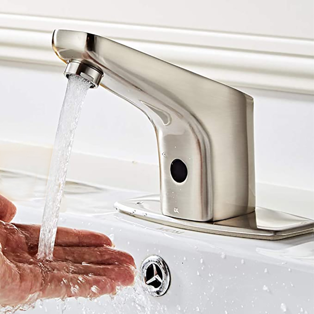 Sensotronic sensor faucet for wash basin